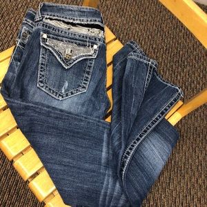 VTG Miss Me Bootcut Embellished Jeans